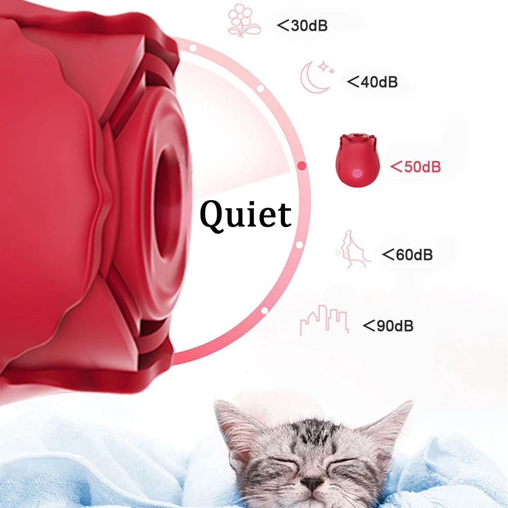 Rose Toy Sucking Vibrator Adult Sex Toys for Women and Couples