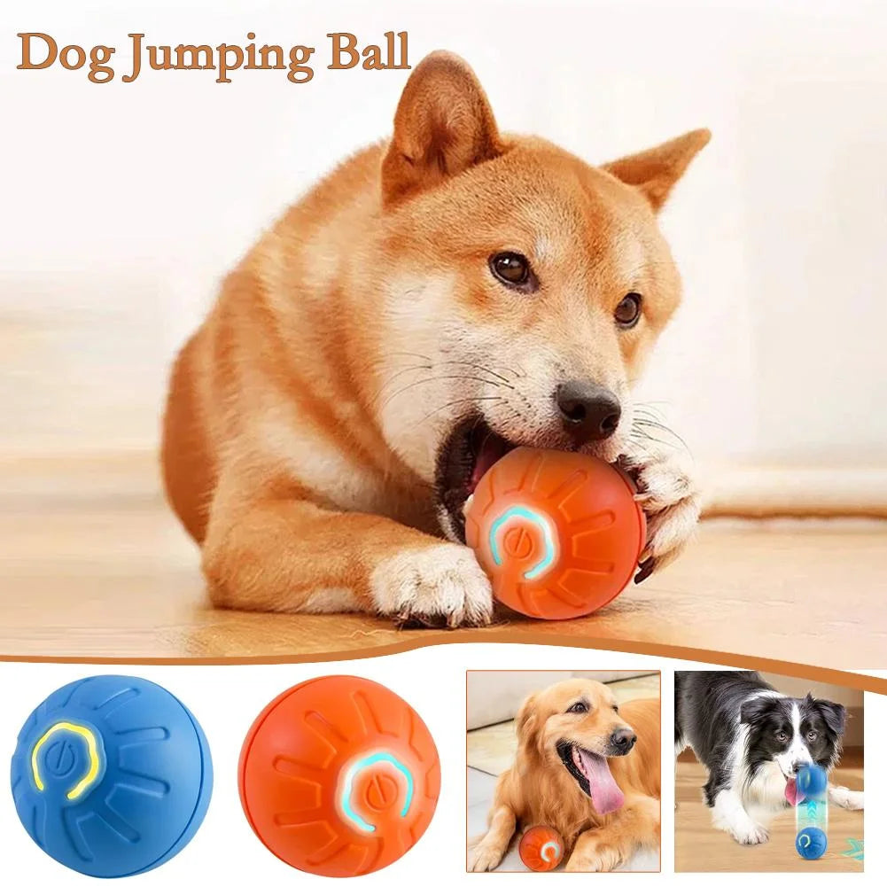 Automatic Jumping Ball for Pet Dog Interactive Training Ball Puppy Toy X8E2